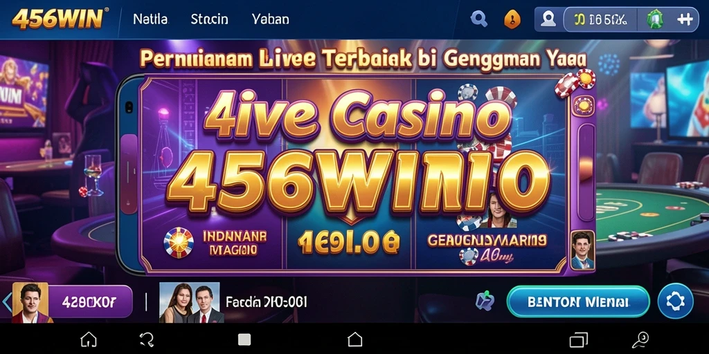 Gameplay Live Casino yang mendebarkan di 456WIN.