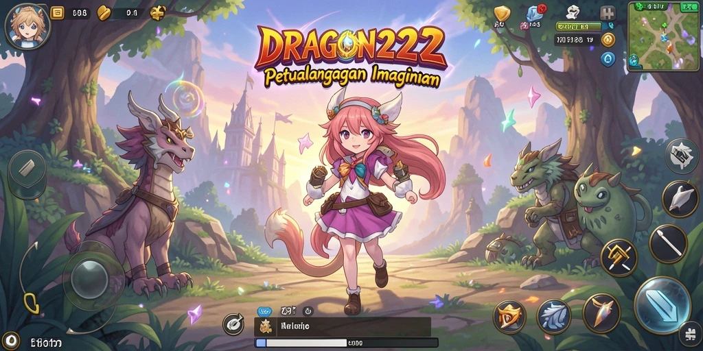 Tangkapan layar gameplay <strong>DRAGON222</strong> yang menampilkan karakter-karakter Anime beraksi.