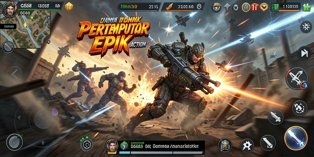 Tampilan seru gameplay G668 dengan pertarungan seru dan karakter menarik.