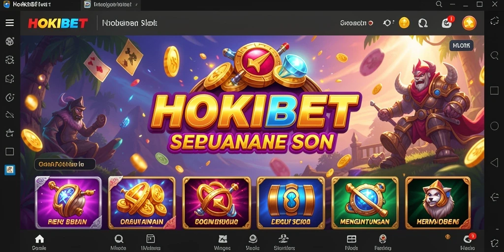 Tampilan gameplay seru dari HOKIBET yang memikat.