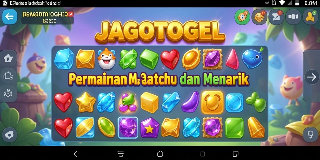 Tangkapan layar utama dari gameplay JAGOTOGEL yang menarik dan penuh warna.