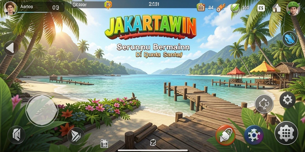 Tampilan gameplay seru dan menarik dari JAKARTAWIN.