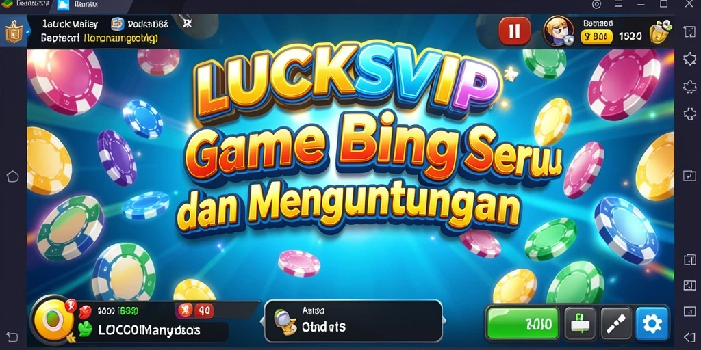 Tampilan gameplay LUCKSVIP yang seru dan menarik dalam permainan Bingo.