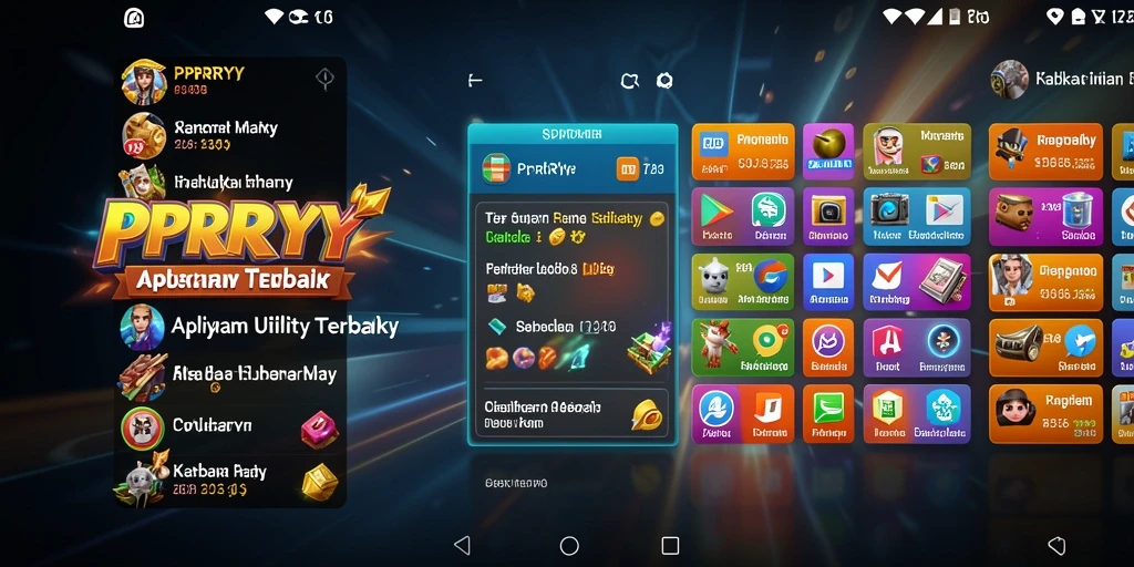 Screenshot utama PPRRYY yang menampilkan antarmuka pengguna yang menarik.