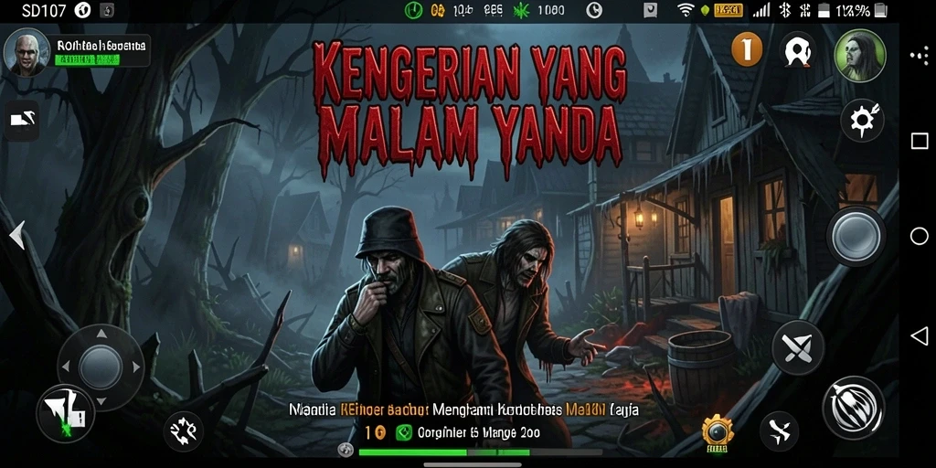 Screenshot gameplay menampilkan suasana mencekam dari SD107.