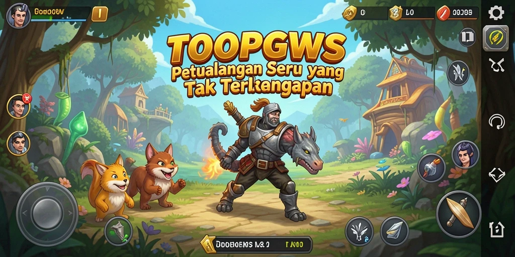 Tampilan gameplay TOOPGWS yang menarik dan menantang.